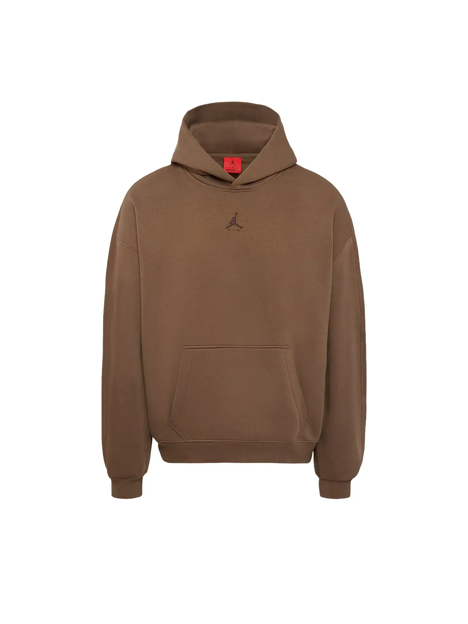 Толстовка Air Jordan Brooklyn Oversized Fleece Pullover Hoodie — изображение 1 из 1, серый