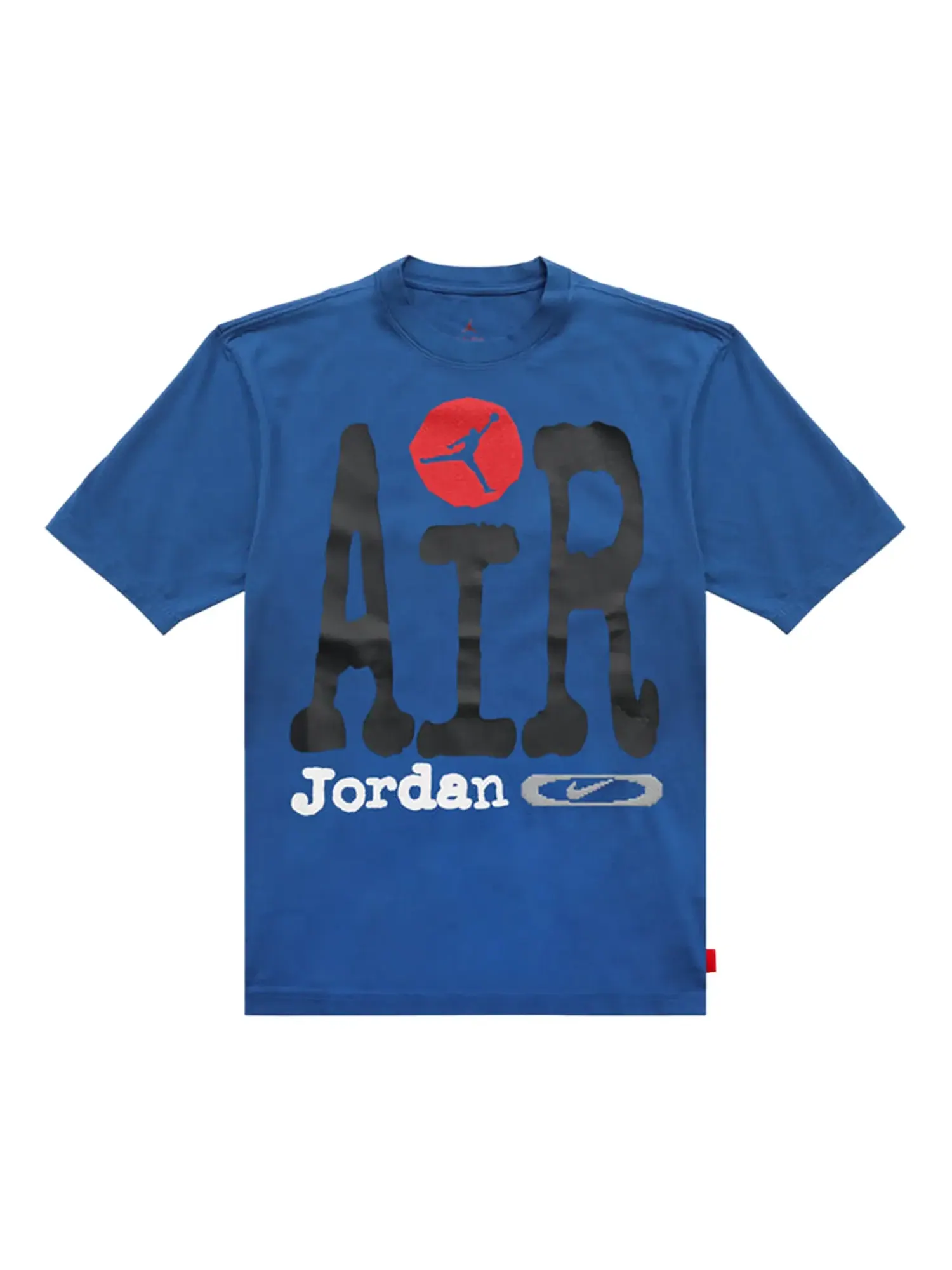 Футболка Air Jordan Graphic — изображение 1 из 1, синий/черный/красный