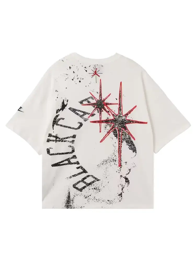 Футболка Air Jordan Black Cat Star Tee — изображение 2 из 2, белый