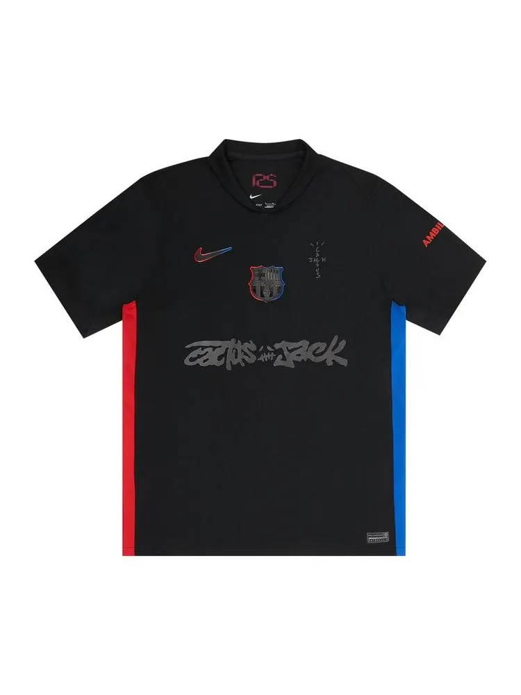 Джерси Nike FC Barcelona x Cactus Jack 2024/25 Match Away Jersey — изображение 1 из 2, черный