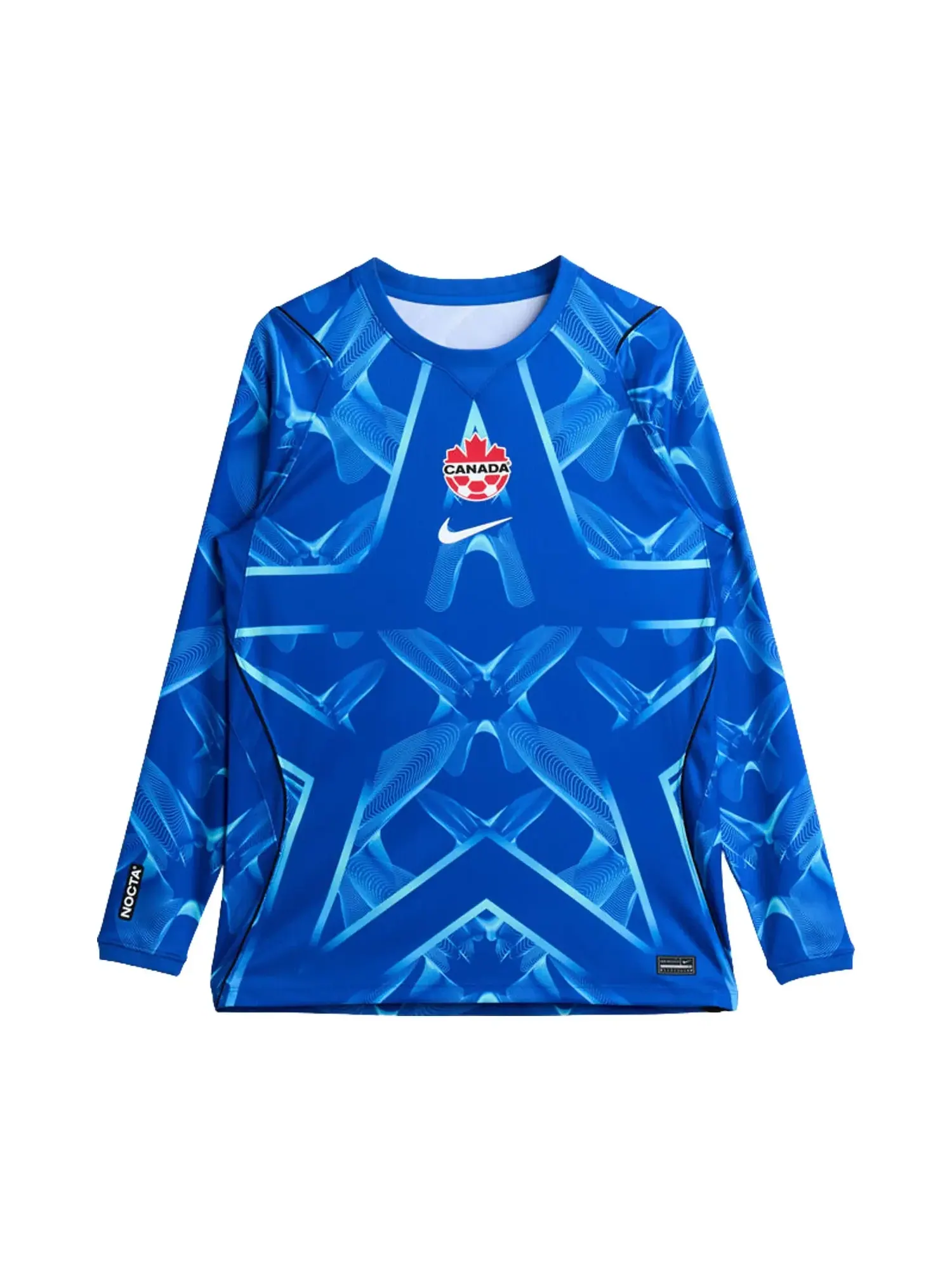 Вратарская футболка с длинными рукавами Nike Canada x NOCTA — изображение 1 из 1, синий