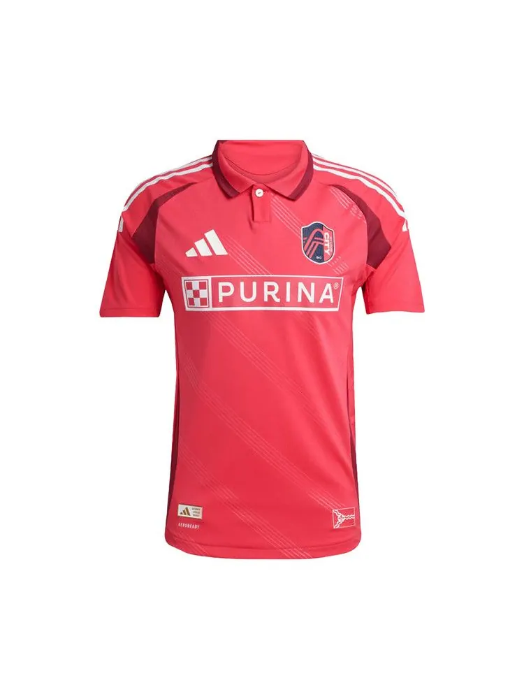 Джерси Adidas St. Louis CITY SC 25/26 Home Authentic Jersey 'Power Pink' — изображение 1 из 1, розовый