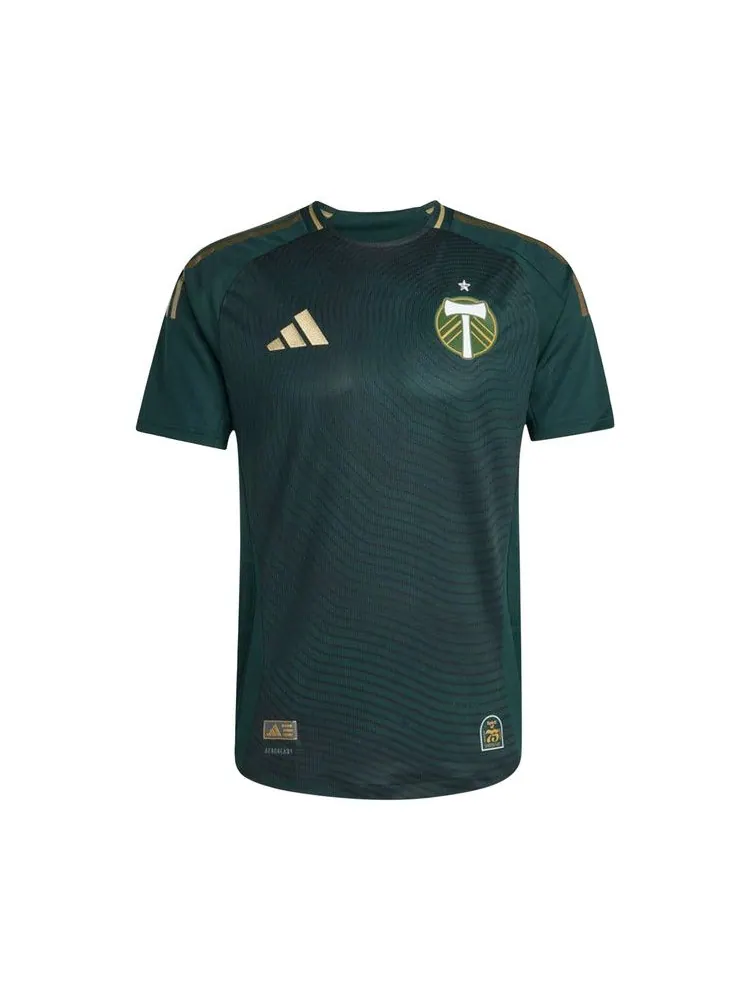 Джерси Adidas Portland Timbers 25/26 Home Jersey 'Midnight Green' — изображение 1 из 1, зеленый
