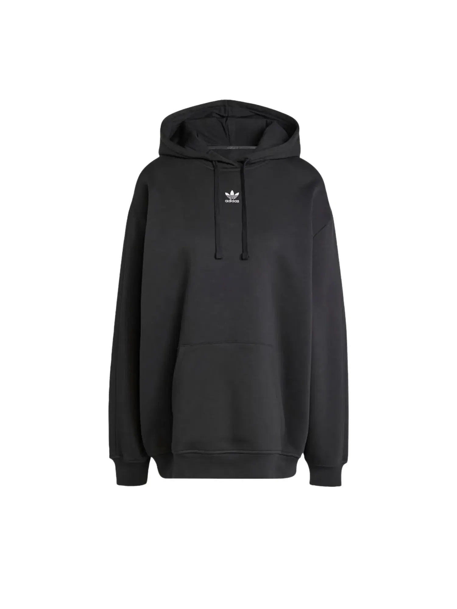 Толстовка Adidas Essentials Oversized Fleece Hoodie — изображение 1 из 1, черный