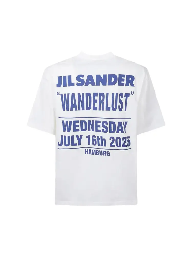Футболка с принтом Jil Sander — изображение 2 из 2, белый