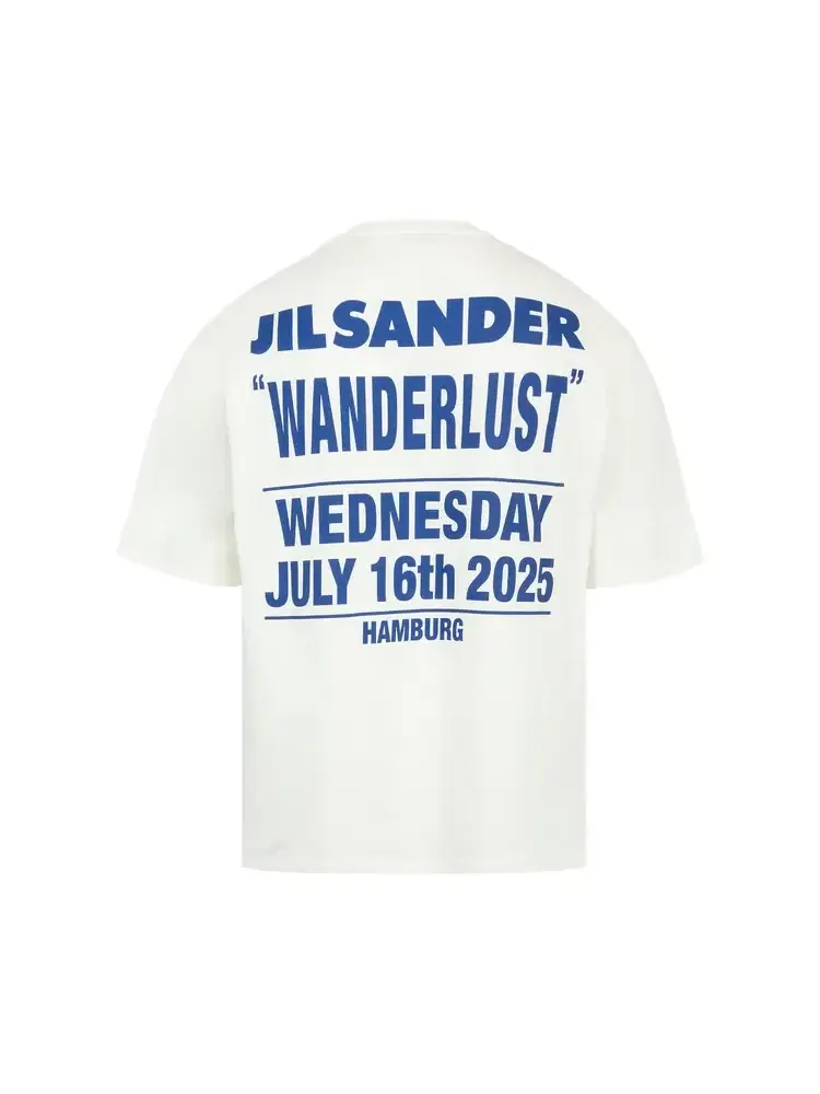 Футболка с принтом Jil Sander — изображение 2 из 2, белый