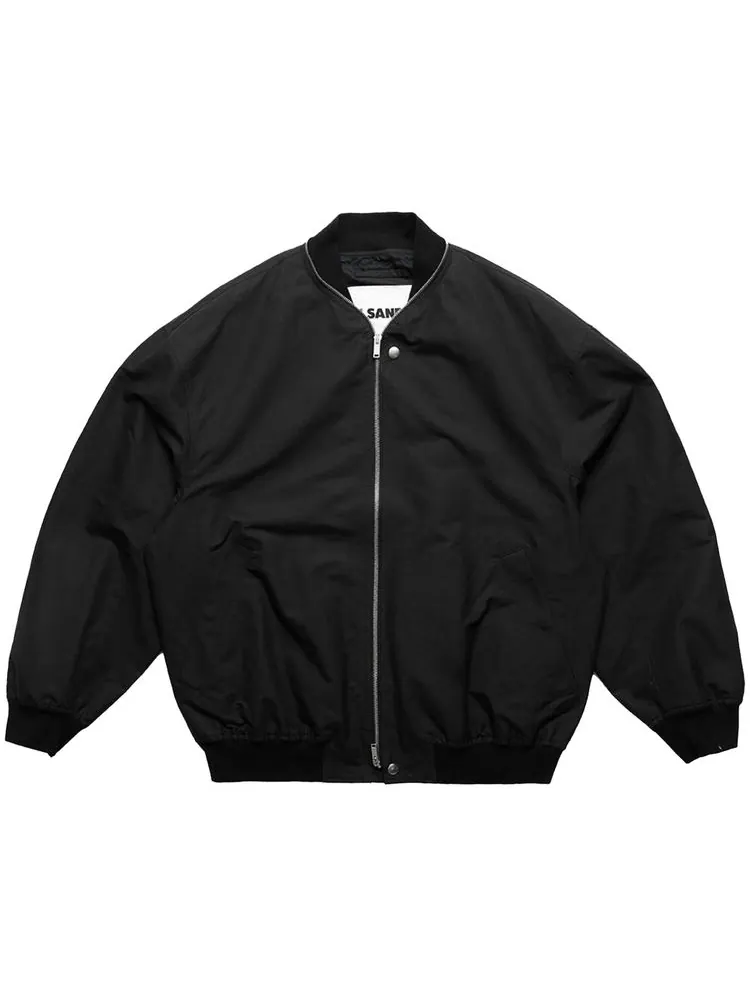 Куртка Jil Sander Zipped Bomber Jacket 'Black' — черный