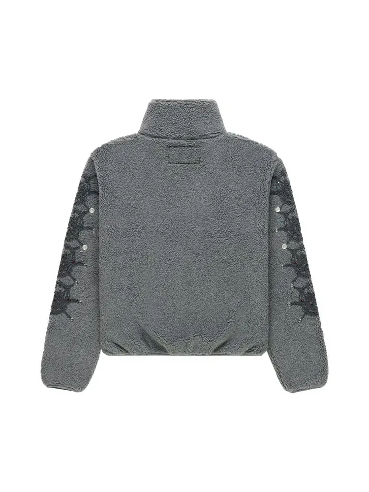 Флисовая куртка Sp5der Webstone Teddy Fleece Zip Up — изображение 2 из 2, серый