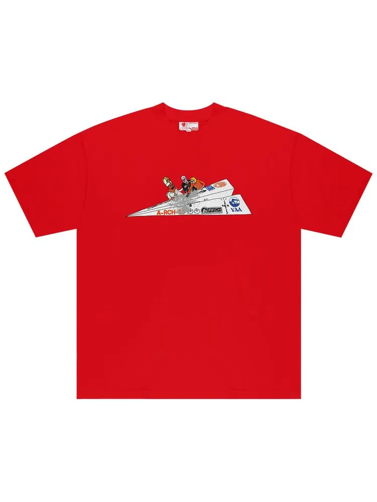 Футболка Cactus Jack от Travis Scott x Virgil Abloh x ARCH Paper Plane Cactus Jack by Travis Scott — изображение 1 из 2