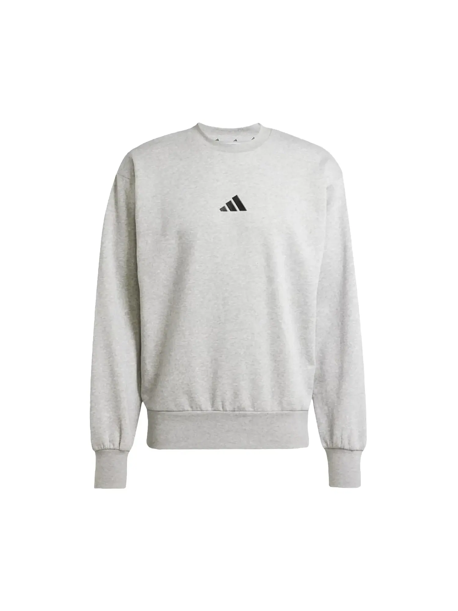 Толстовка Adidas Essentials Feelcozy Fleece Sweatshirt — изображение 1 из 1, серый/черный