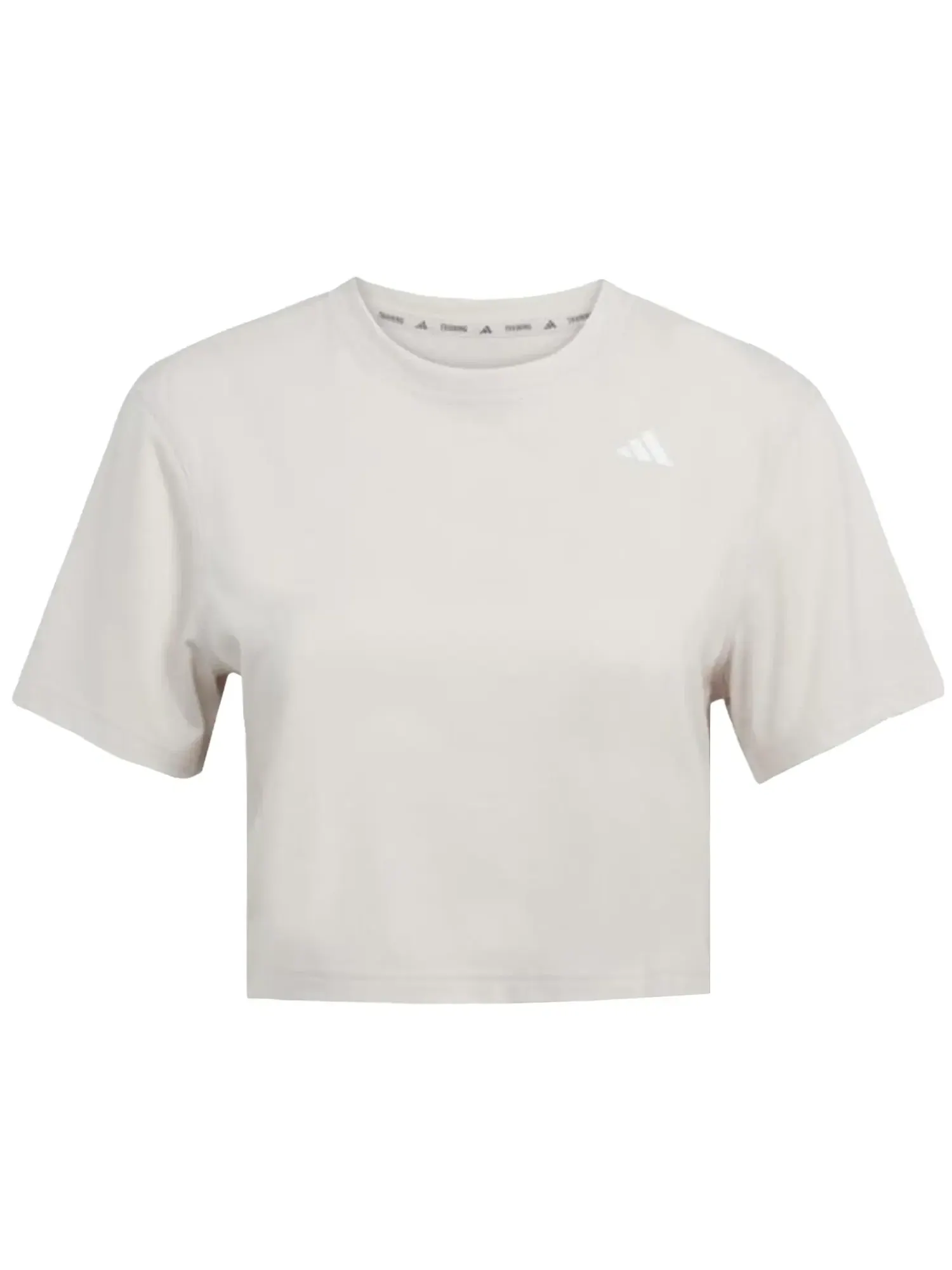 Спортивная футболка Adidas Train Essentials свободного кроя — изображение 1 из 1, бежевый