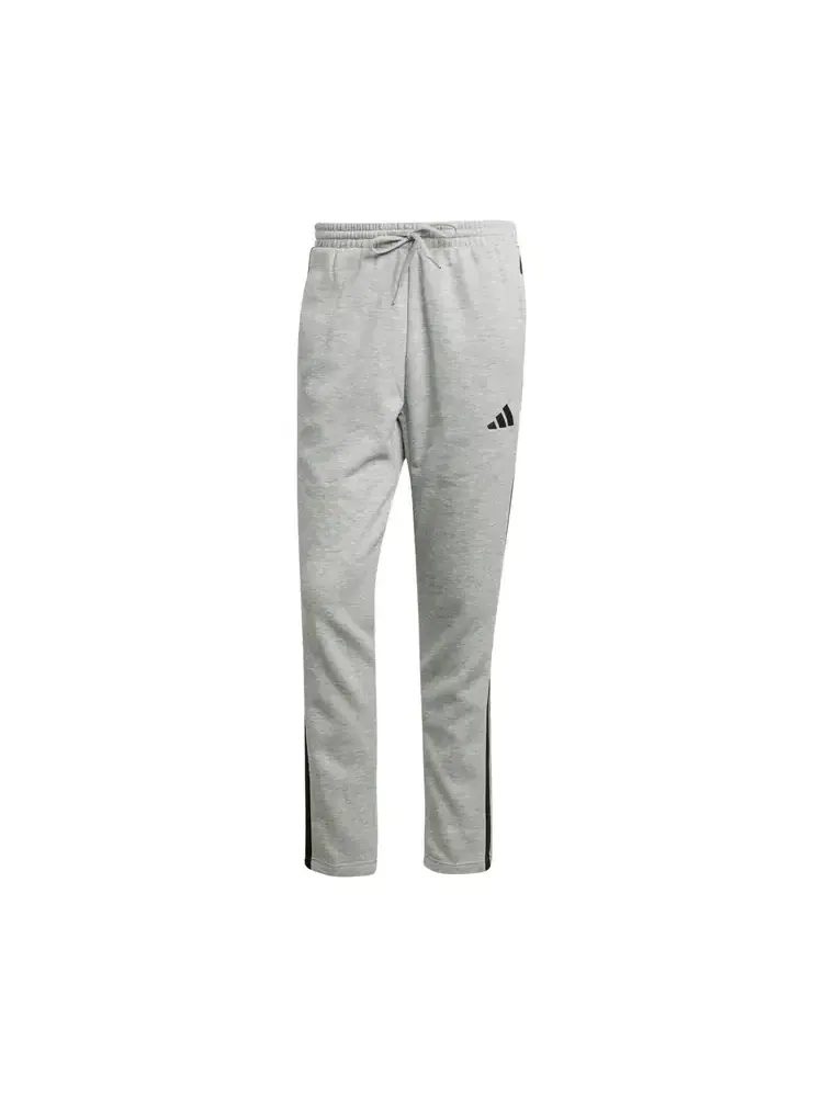 Флисовые брюки с тремя полосками Adidas Essentials — изображение 1 из 1, серый