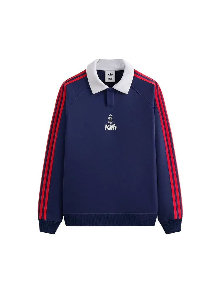 Пуловер Kith For Adidas Football Pullover — изображение 1 из 1, синий
