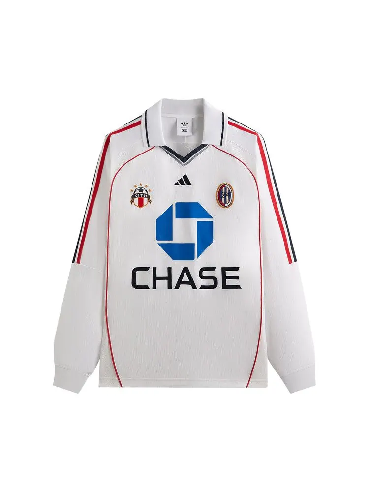Джерси Kith For Adidas Football Chase Long-Sleeve Jersey — изображение 1 из 1, белый