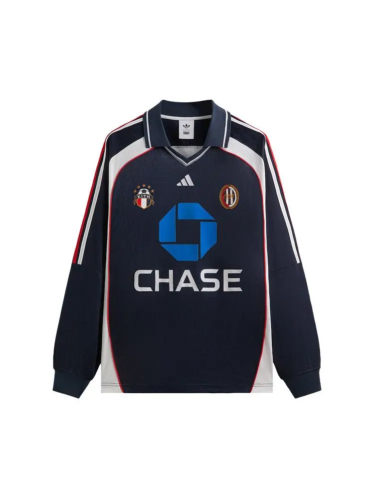 Джерси Kith For Adidas Football Chase Long-Sleeve Jersey , Legend Ink — изображение 1 из 1, синий