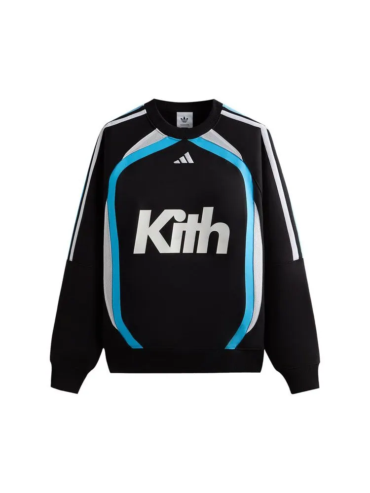 Свитер Kith For Adidas Football Crewneck — изображение 1 из 1, черный
