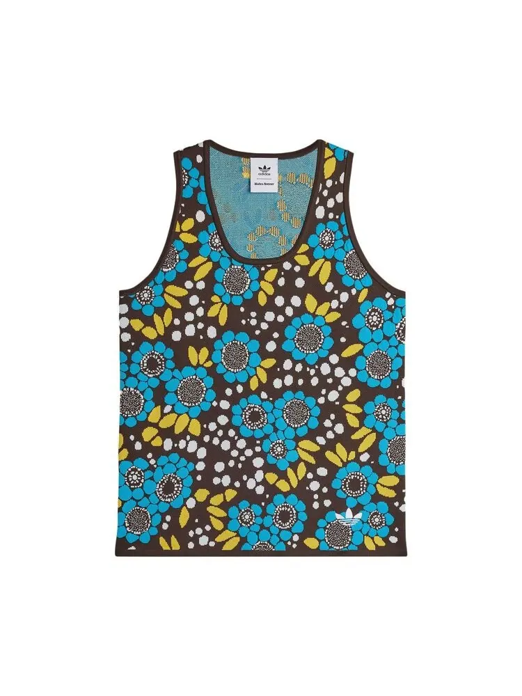Жилет Adidas x Wales Bonner Knit Floral — изображение 1 из 6, разноцветный