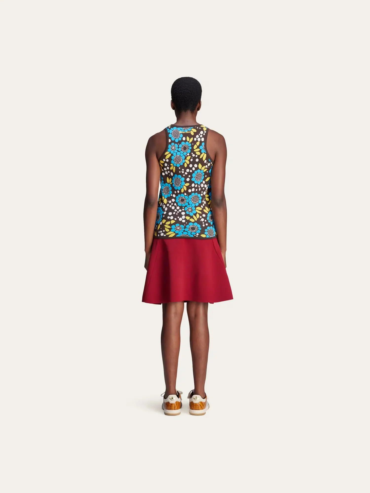 Жилет Adidas x Wales Bonner Knit Floral — изображение 5 из 6, разноцветный