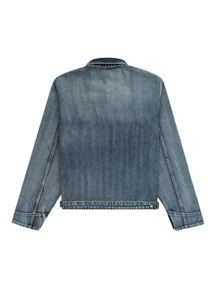 Куртка Sp5der Denim Work Jacket — изображение 2 из 3, светлый синий