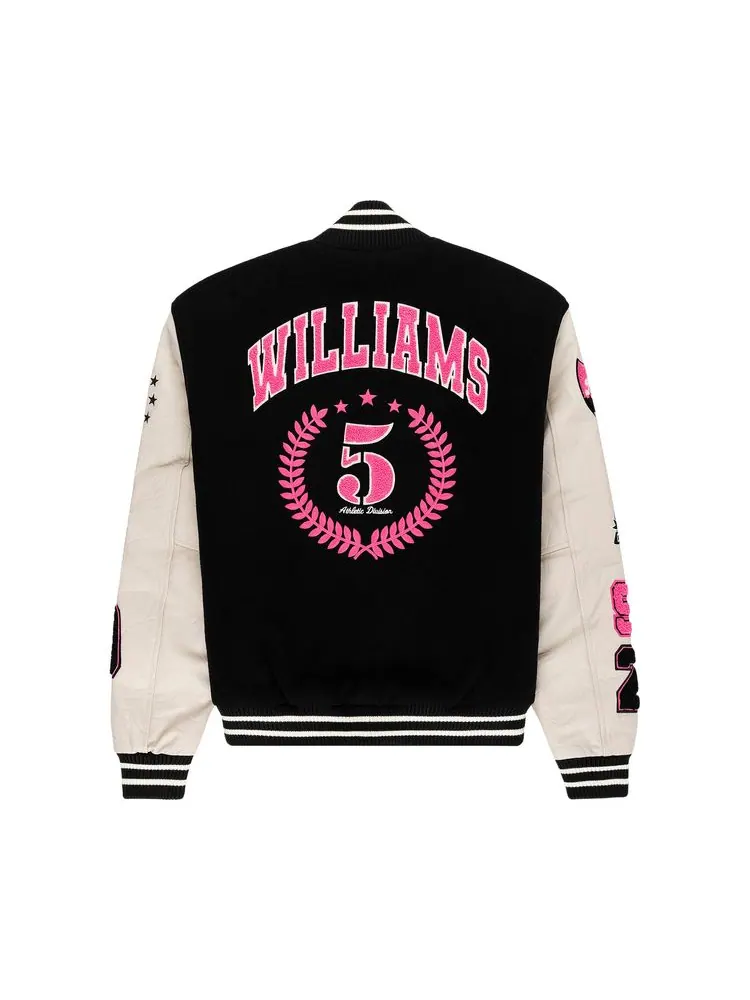 Куртка Sp5der Division 5 Varsity Jacket 'Black' — изображение 2 из 2, черный