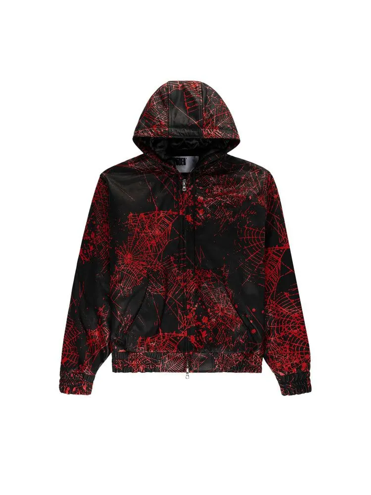 Куртка Sp5der V2 Web Leather Jacket — изображение 1 из 2, черный
