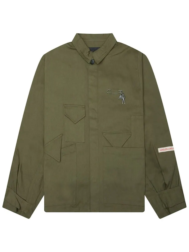 Куртка Jungles Pockets Boxy Jacket — зеленый