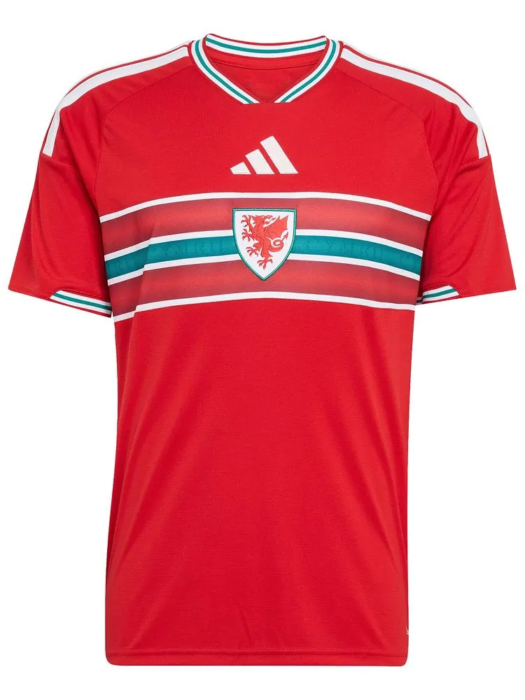 Домашняя футболка Adidas Wales 26 — изображение 1 из 2, красный