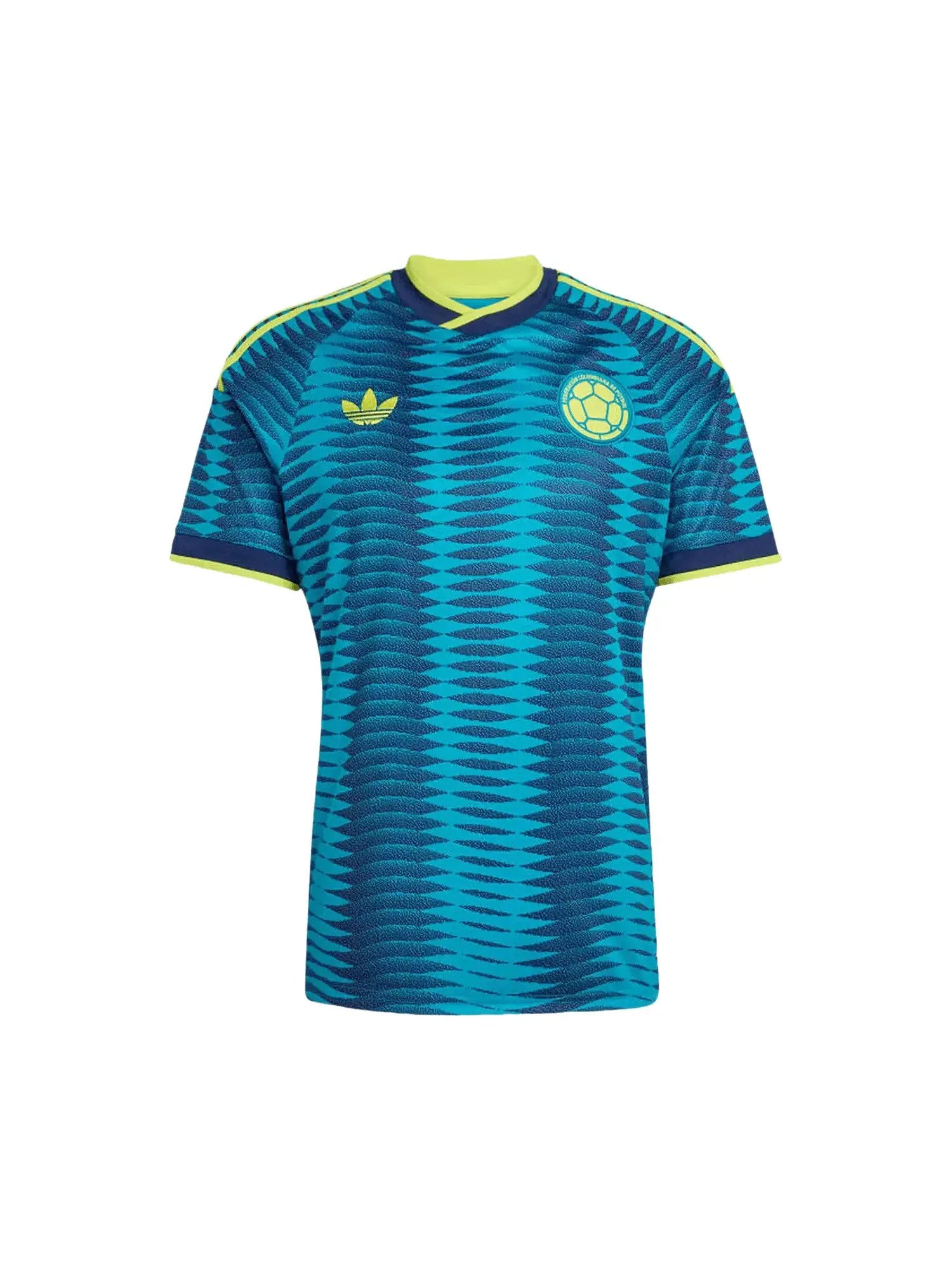 Гостевая футболка Adidas Colombia 26 (азиатский размер) — изображение 1 из 1, темно-синий синий