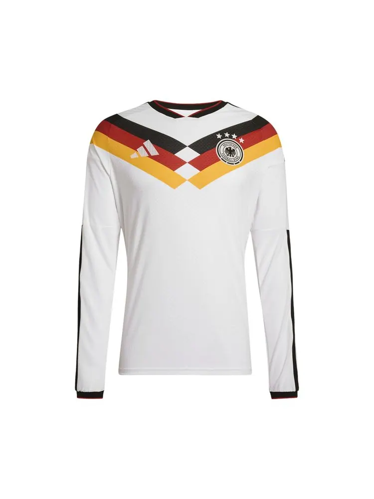 Футболка Adidas Germany 26 Home Authentic с длинным рукавом — изображение 1 из 2, белый