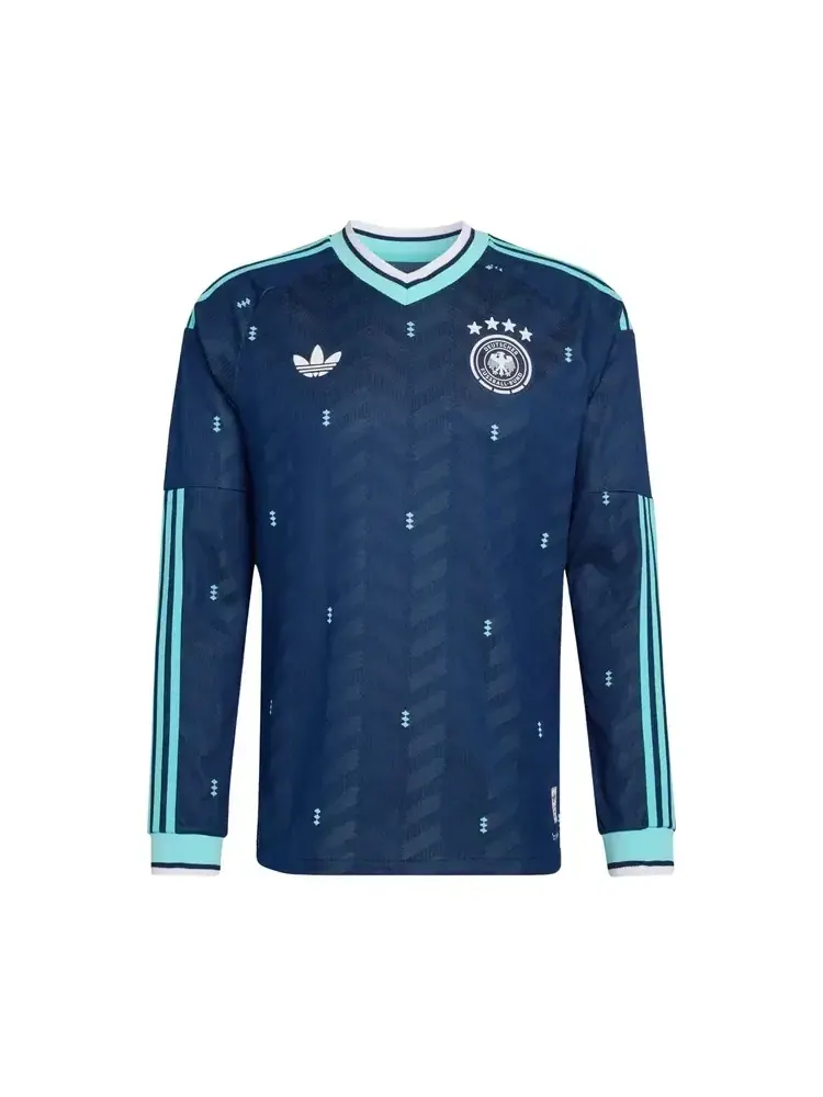Футболка джерси Adidas Germany 26 Away Authentic Long Sleeve — изображение 1 из 2, синий