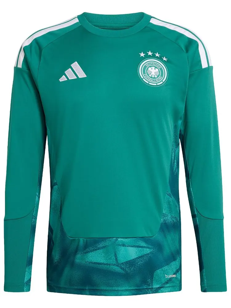 Вратарская футболка Adidas Germany 26 Home Goalkeeper Long-Sheet (26) — изображение 1 из 2, зеленый