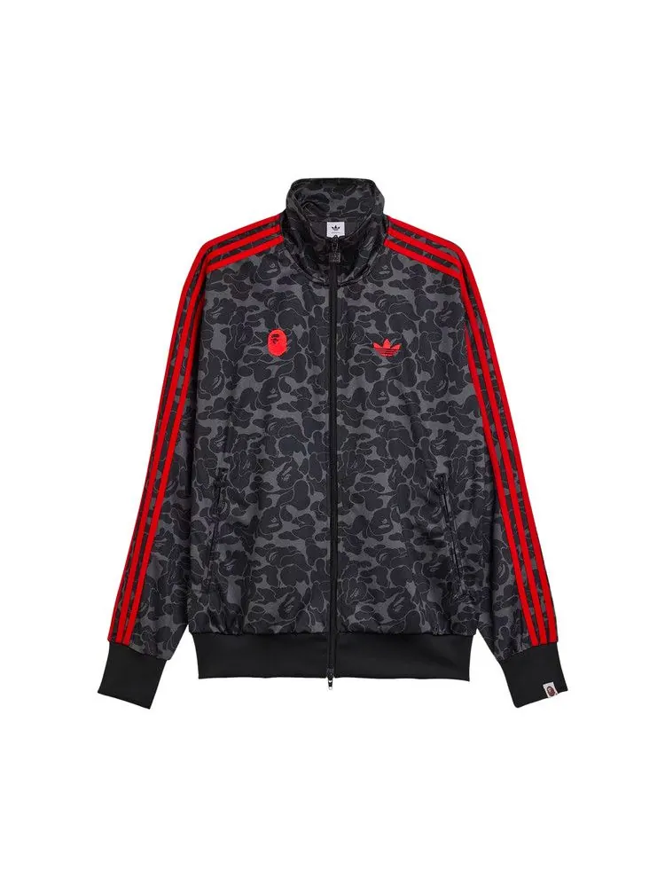 Топ BAPE x Adidas Original Track Top — изображение 1 из 2, черный