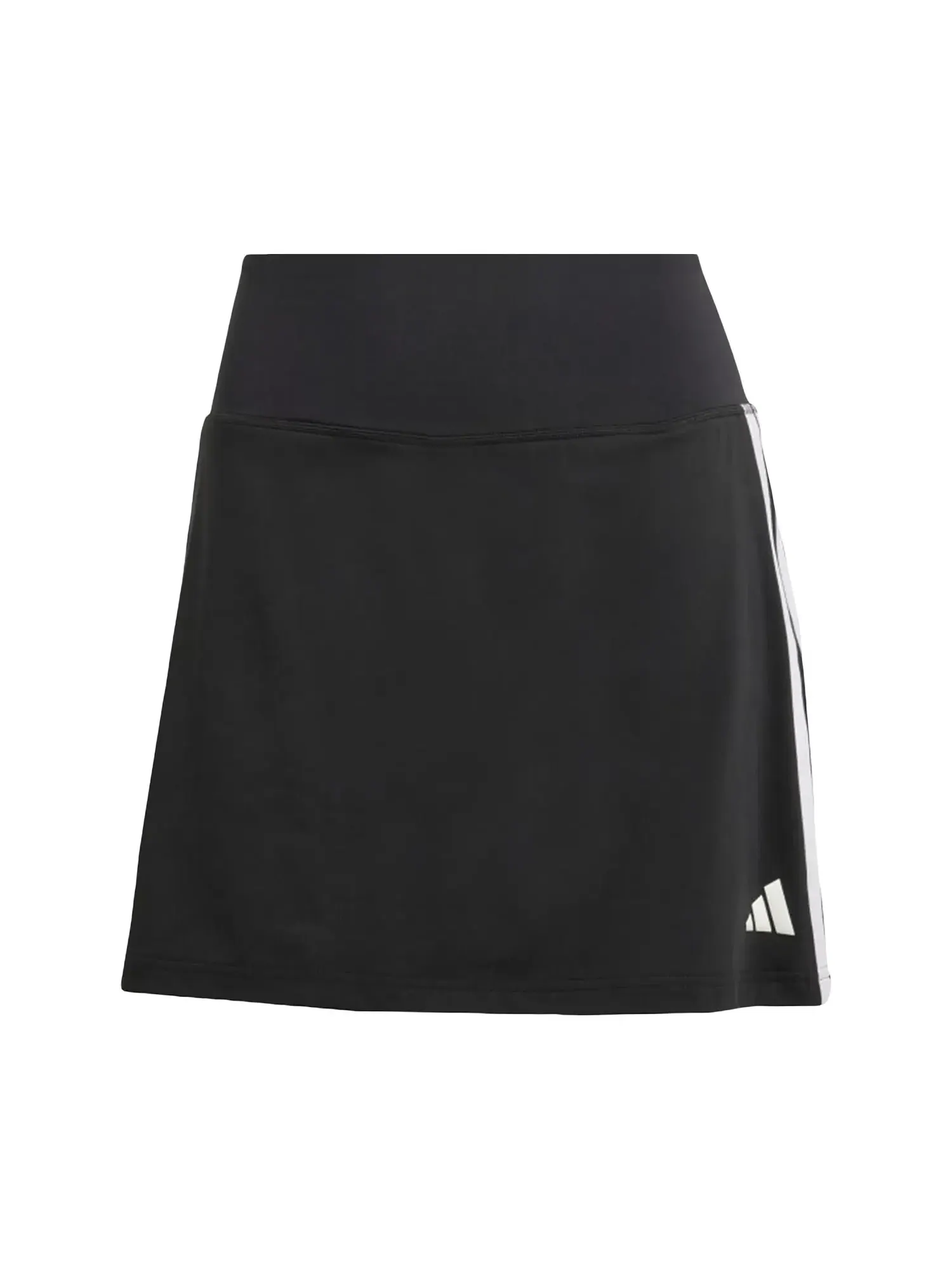Спортивная юбка-шорты Adidas Train Essentials с тремя полосками — изображение 1 из 1, черный/белый