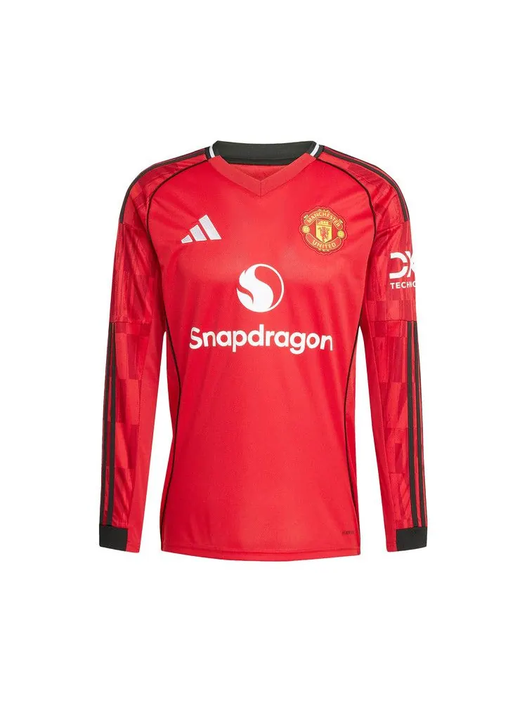 Джерси adidas Manchester United 25/26 Long Sleeve Home Jersey — изображение 1 из 2, красный