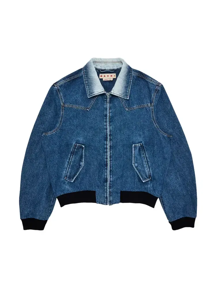 Куртка джинсовая Marni — изображение 1 из 3, синий