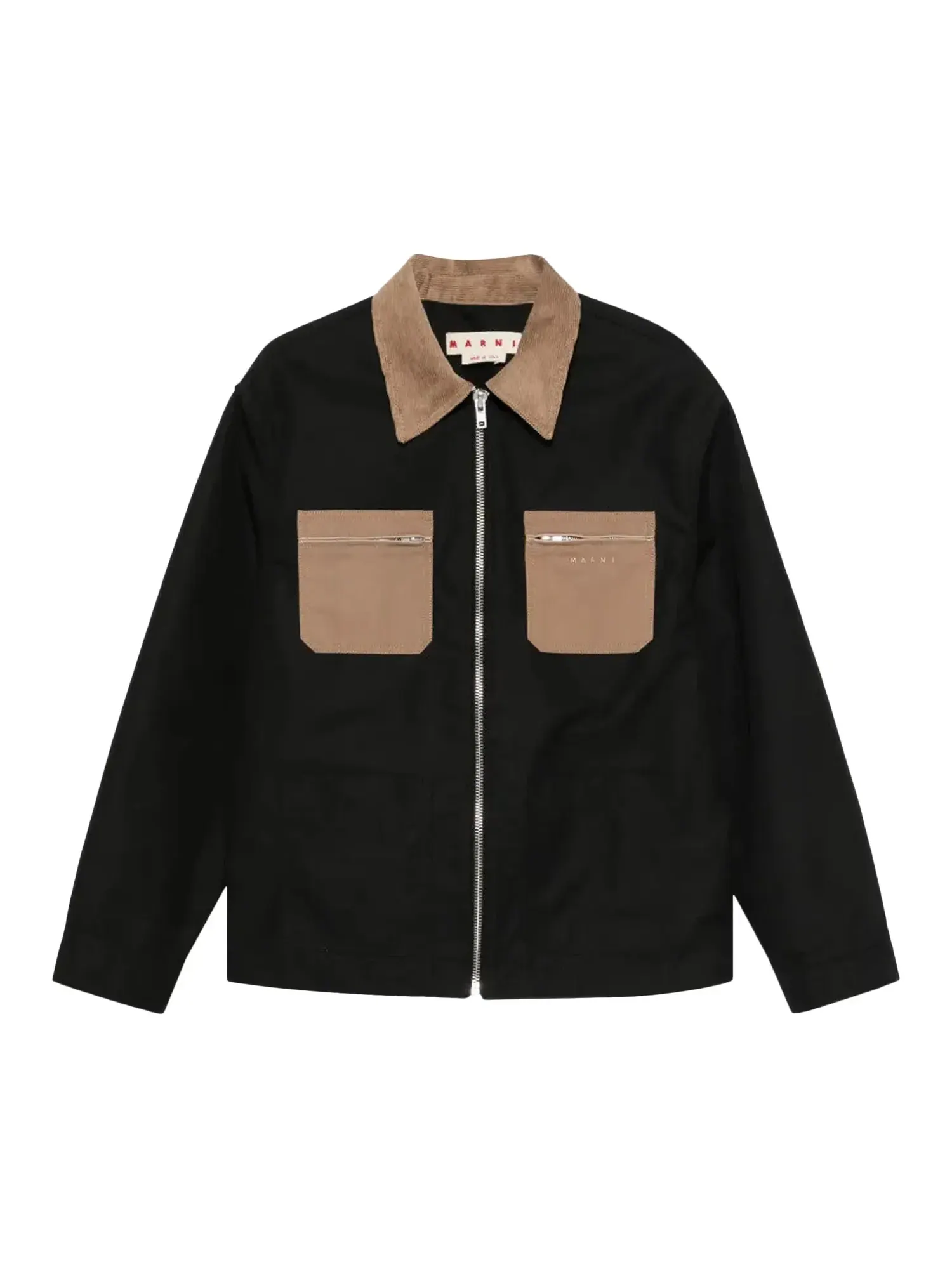 Куртка Marni Contrast Pocket Utility Jacket — изображение 1 из 1, черный