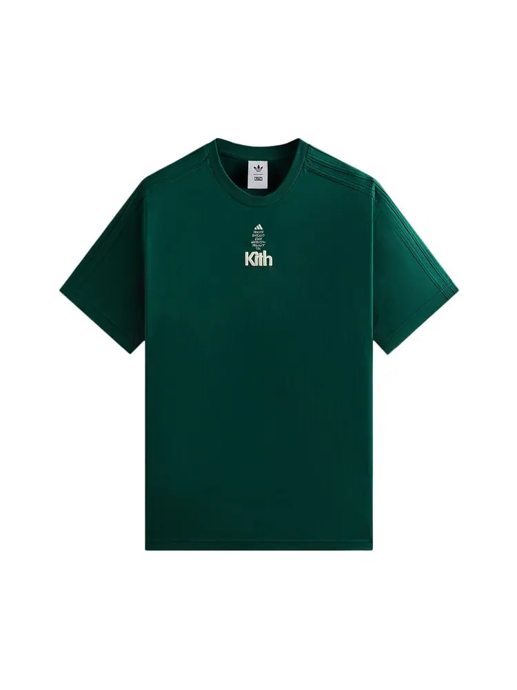 Футболка Kith For Adidas Football Short-Sleeve Tee 'Green' — изображение 1 из 1, зеленый