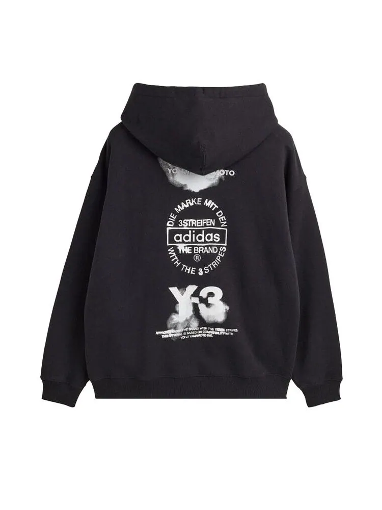 Худи Y-3 Graphic Hoodie — изображение 2 из 3, черный