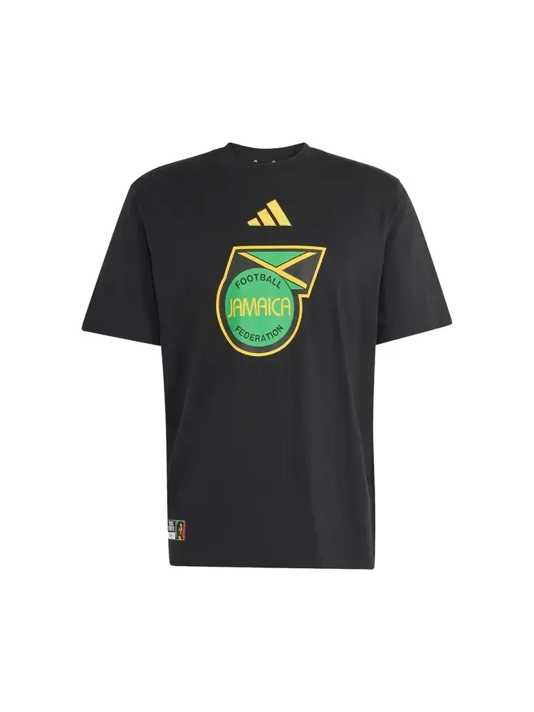 Футболка джерси Adidas Jamaica x Bob Marley Dna Graphic — изображение 1 из 1, черный