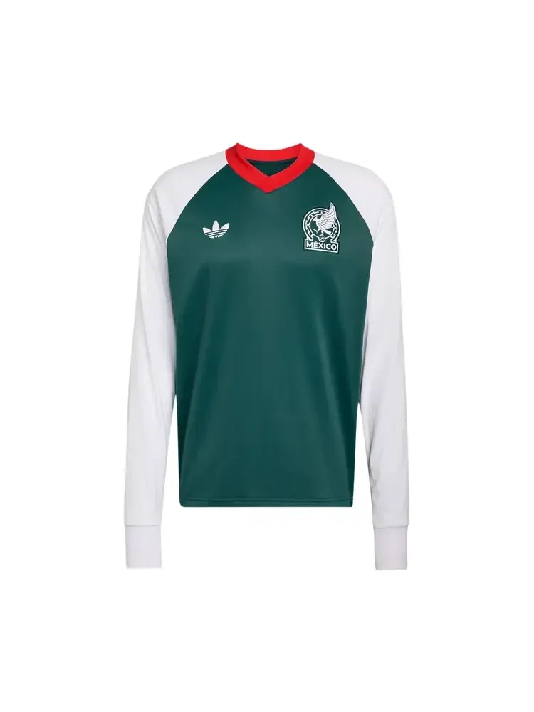 Лонгслив Adidas Mexico 26 Away Pre Match — изображение 1 из 1, белый