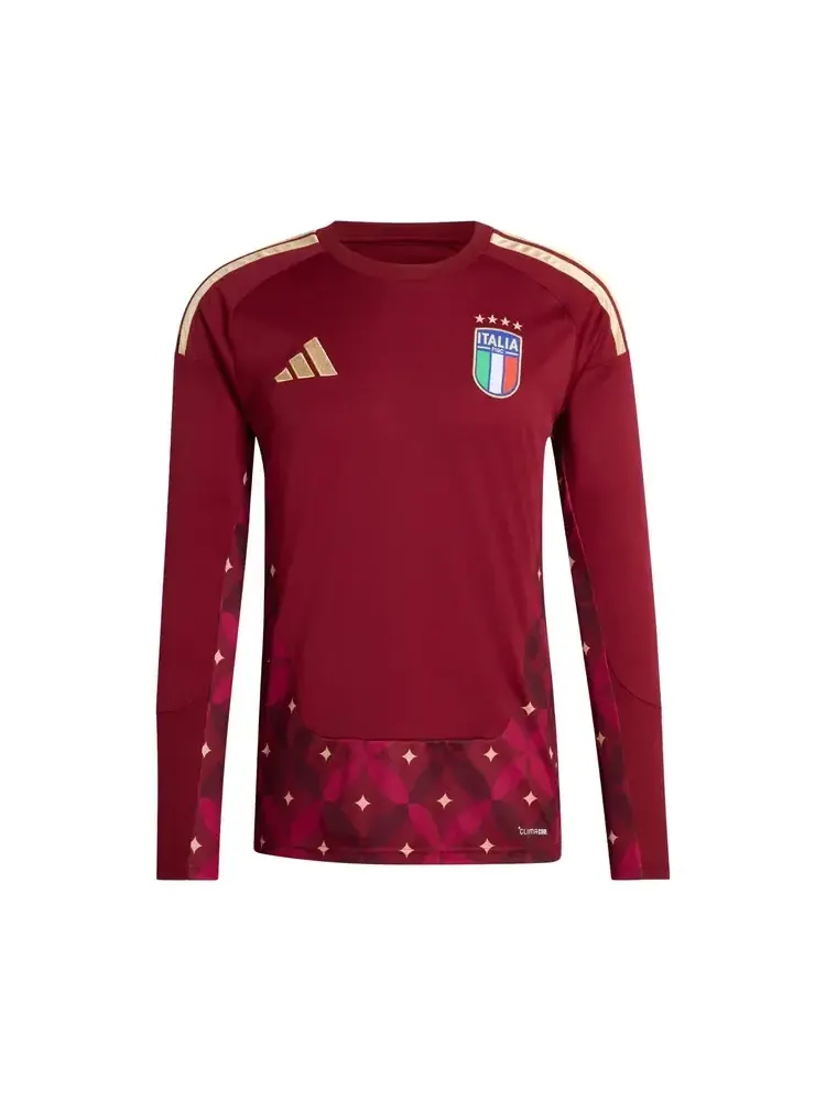 Футболка джерси Adidas Italy 26 Home Goalkeeper Long Sleeve — изображение 1 из 2, красный