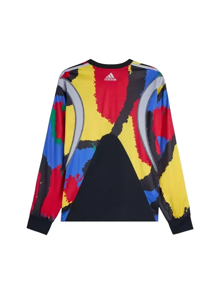 Футболка с длинными рукавами Adidas x Brain Dead — изображение 2 из 2, черный/желтый