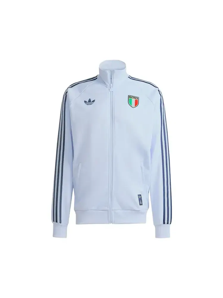 Спортивная куртка-олимпийка Adidas Italy Originals — изображение 1 из 1, синий