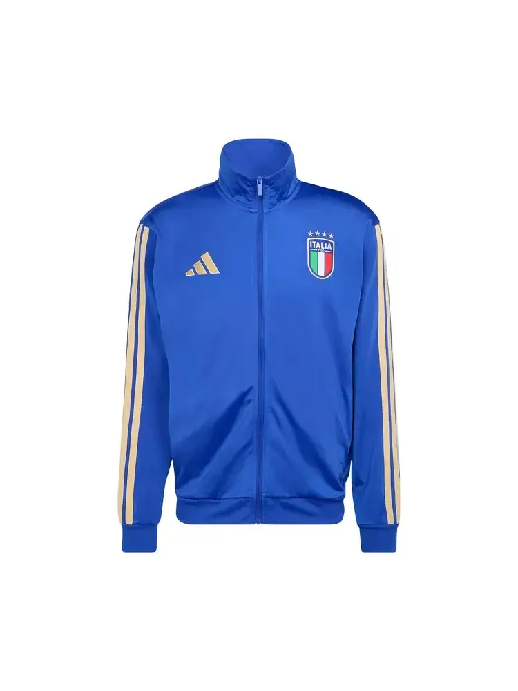 Спортивная куртка-олимпийка Adidas Italy DNA Track Top — изображение 1 из 1, синий