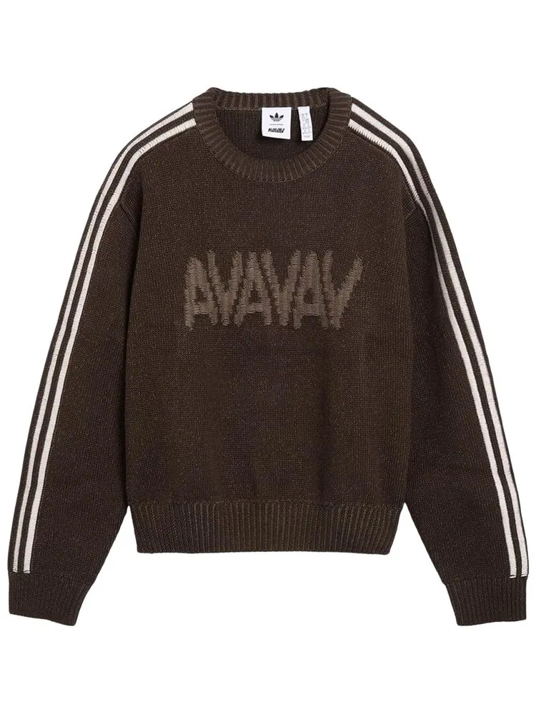 Свитер Adidas x Avavav с круглым вырезом — изображение 1 из 2, серый