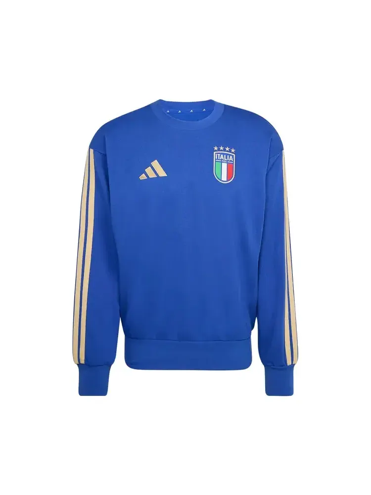 Толстовка Adidas Italy DNA Crew Sweat — изображение 1 из 1, синий