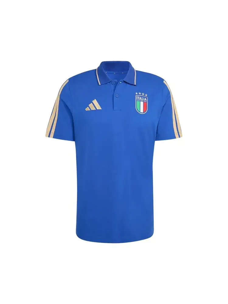Футболка-поло Adidas Italy DNA — изображение 1 из 1, синий