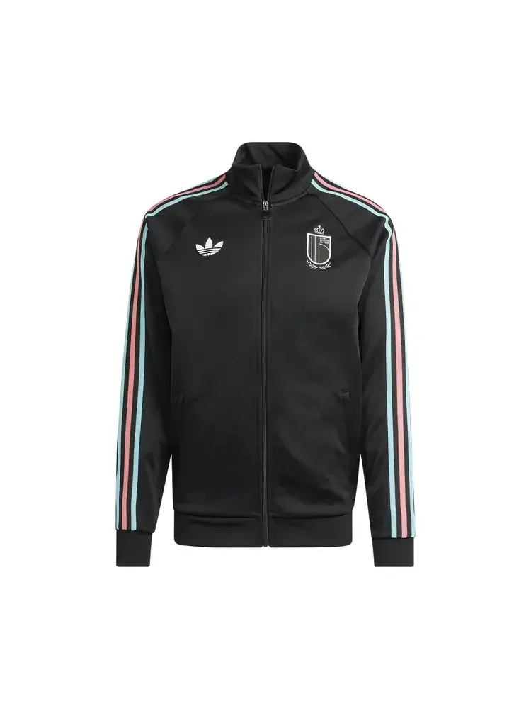 Спортивная куртка-олимпийка Adidas Belgium Originals — изображение 1 из 1, черный