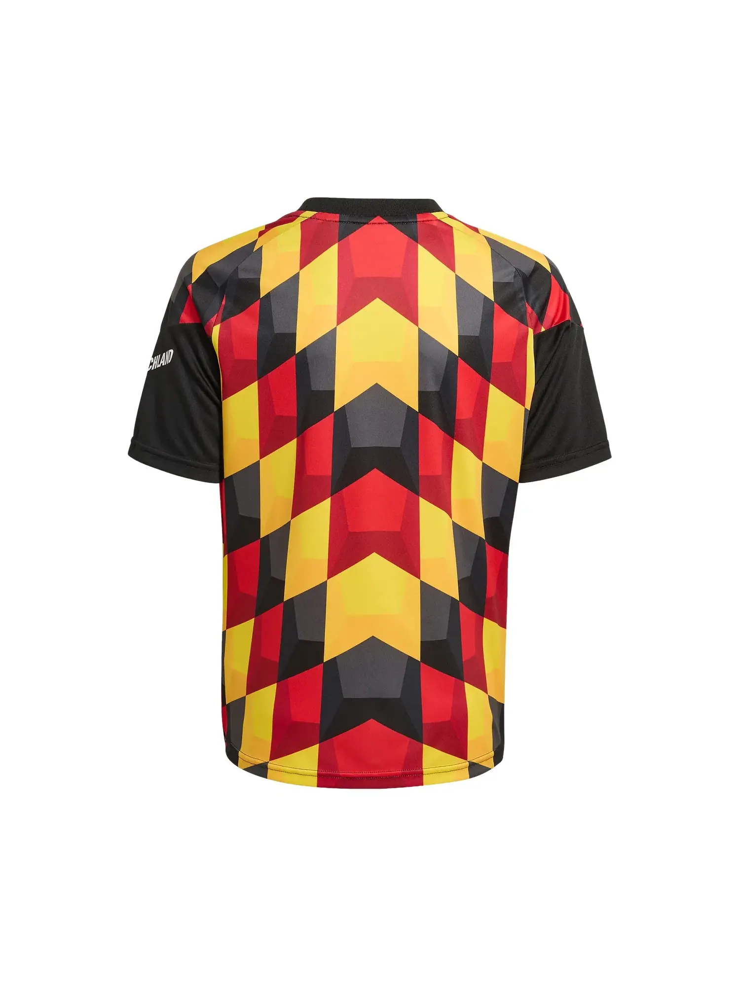Футболка Adidas Germany 26 Home Pre Match — изображение 2 из 2, черный/желтый