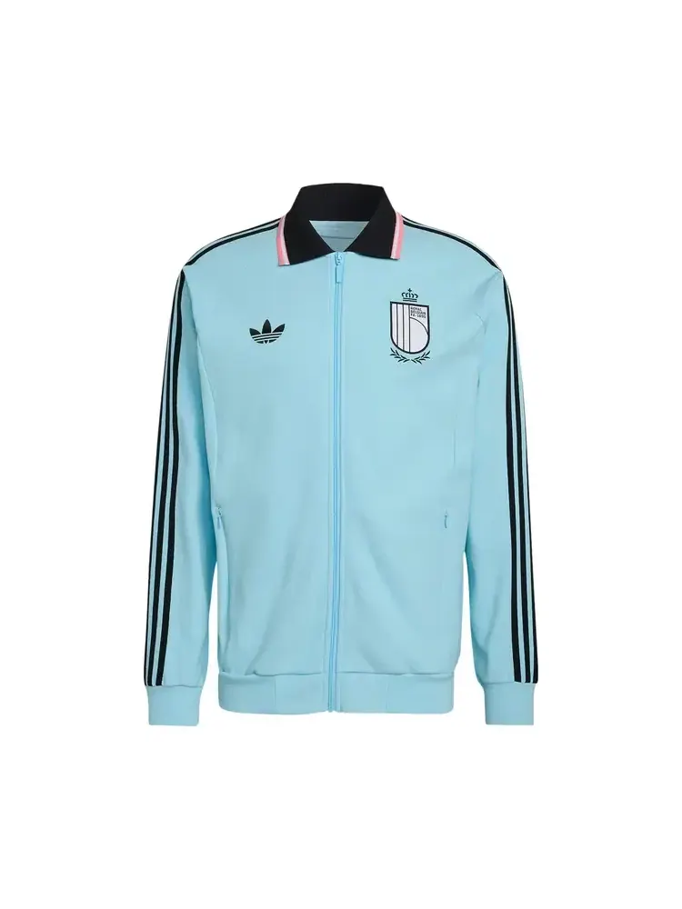 Куртка-олимпийка Adidas Belgium Anthem — изображение 1 из 1, синий